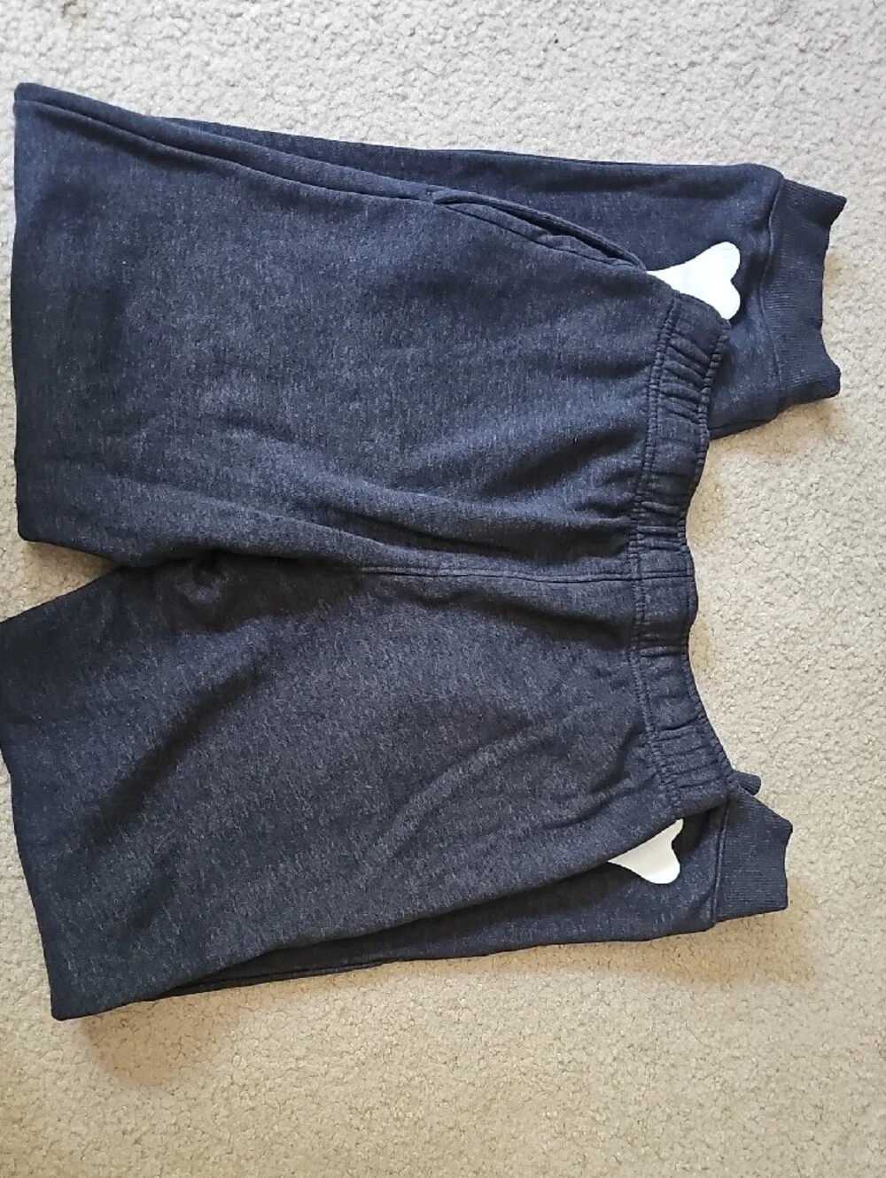 Cat & Jack Dark Gray Joggers with White Bone Graphic
